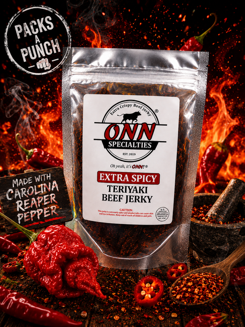 Extra Spicy Teriyaki Beef Jerky