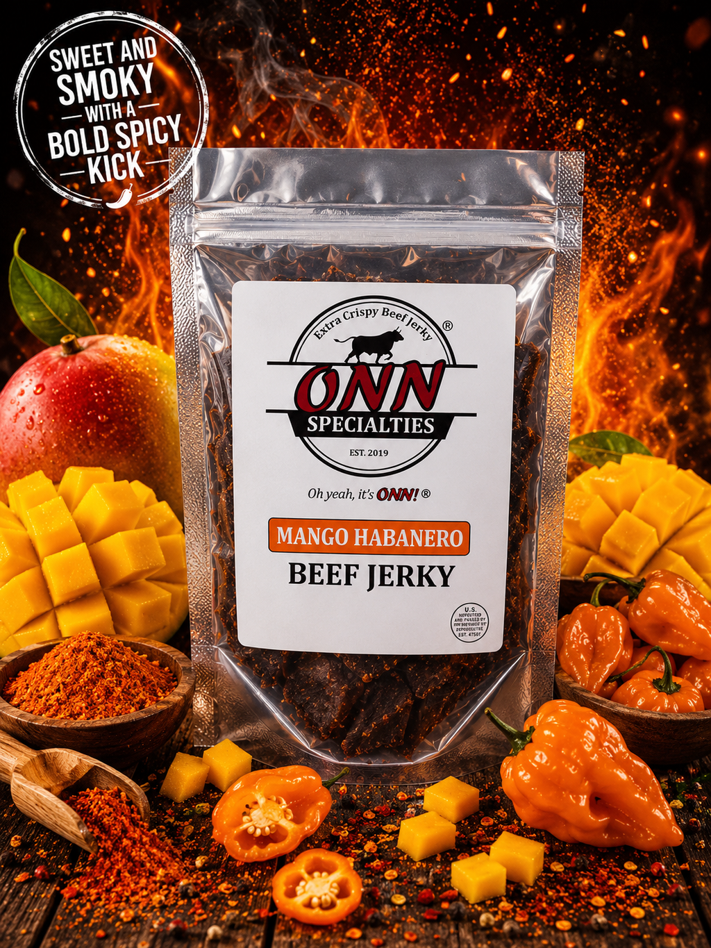 Mango Habanero Beef Jerky