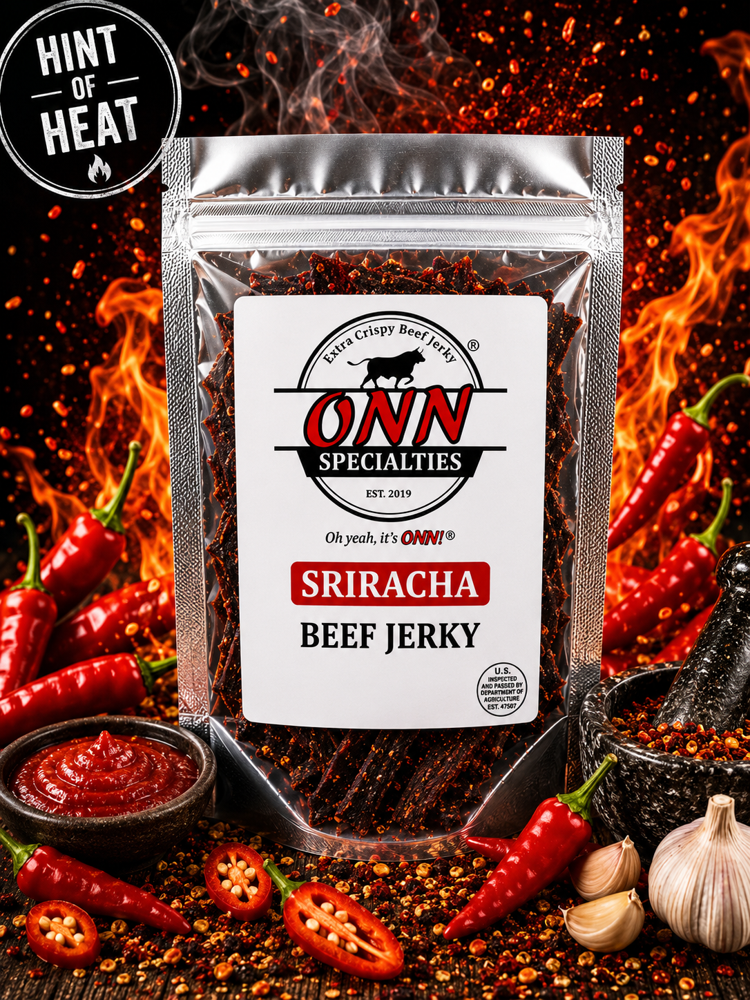 Sriracha Beef Jerky