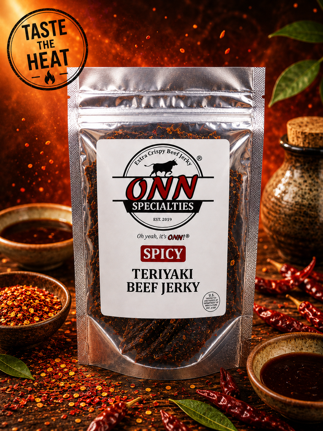 Spicy Teriyaki Beef Jerky
