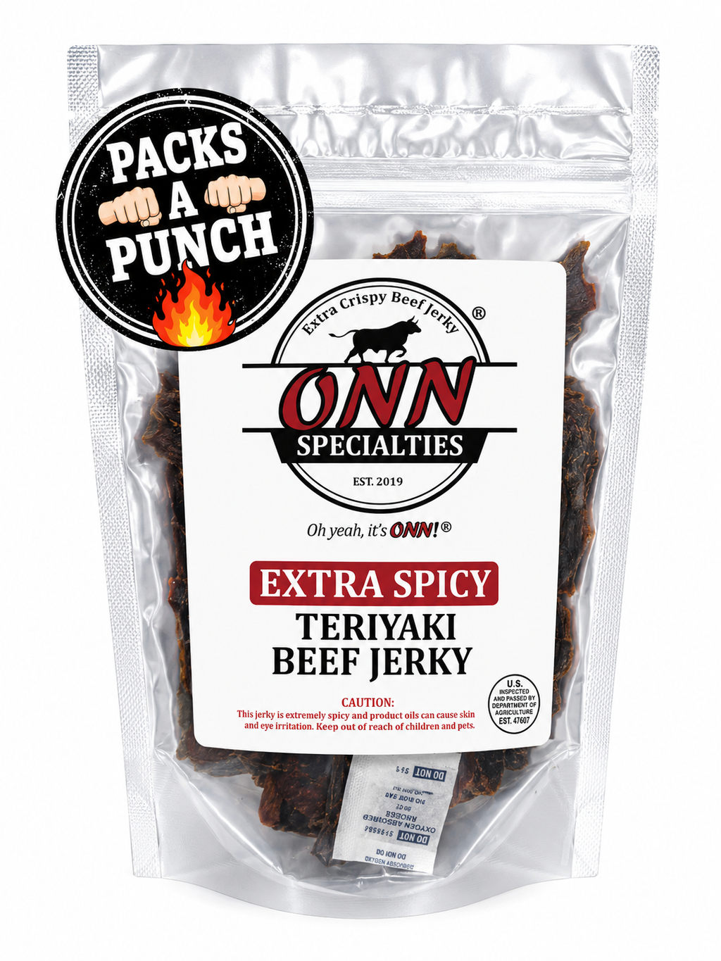 Extra Spicy Teriyaki Beef Jerky
