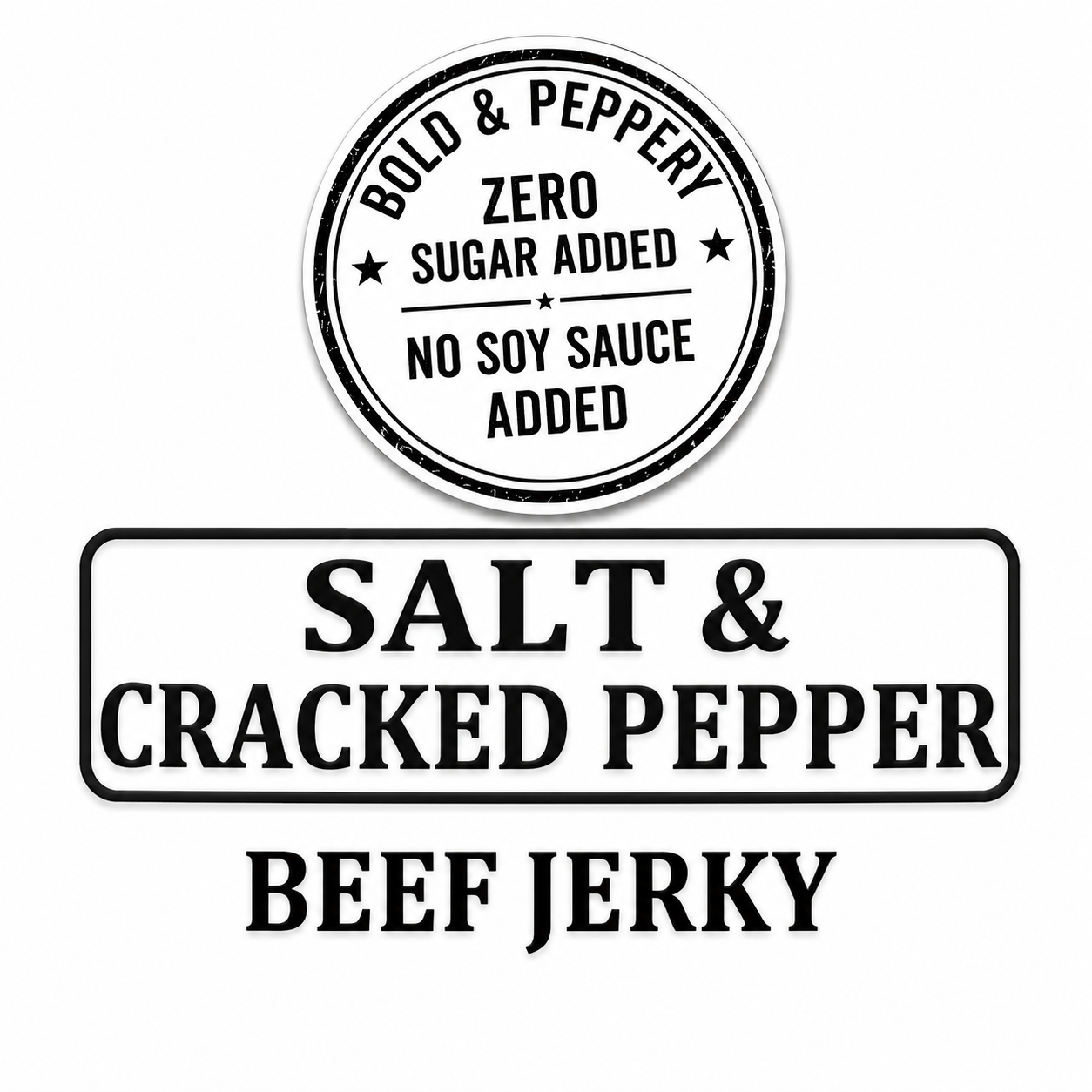 Salt & Cracked Pepper Beef Jerky